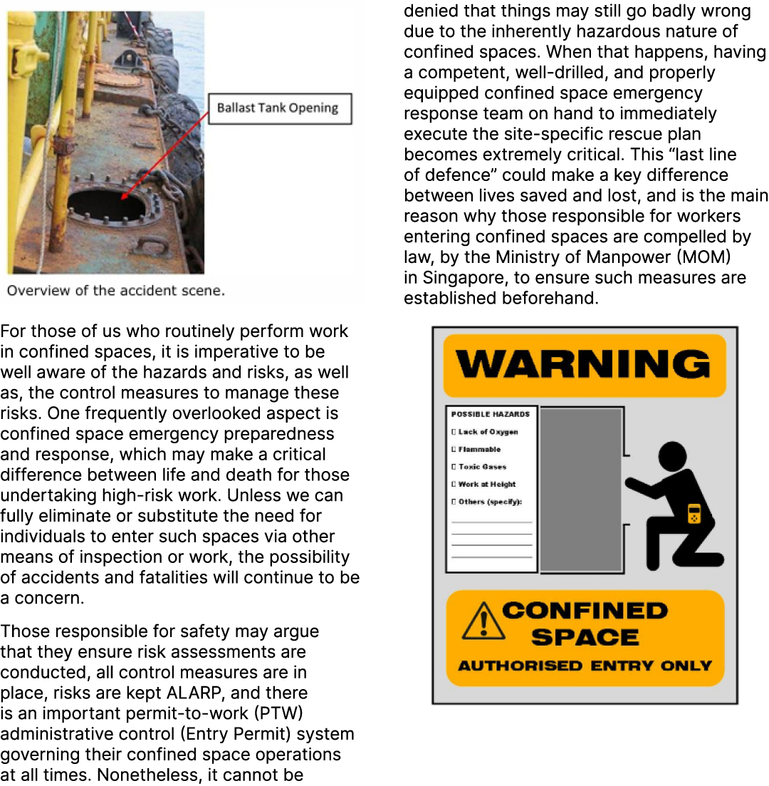 ￼ For those of us who routinely perform work in confined spaces, it is imperative to be well aware of the hazards and...