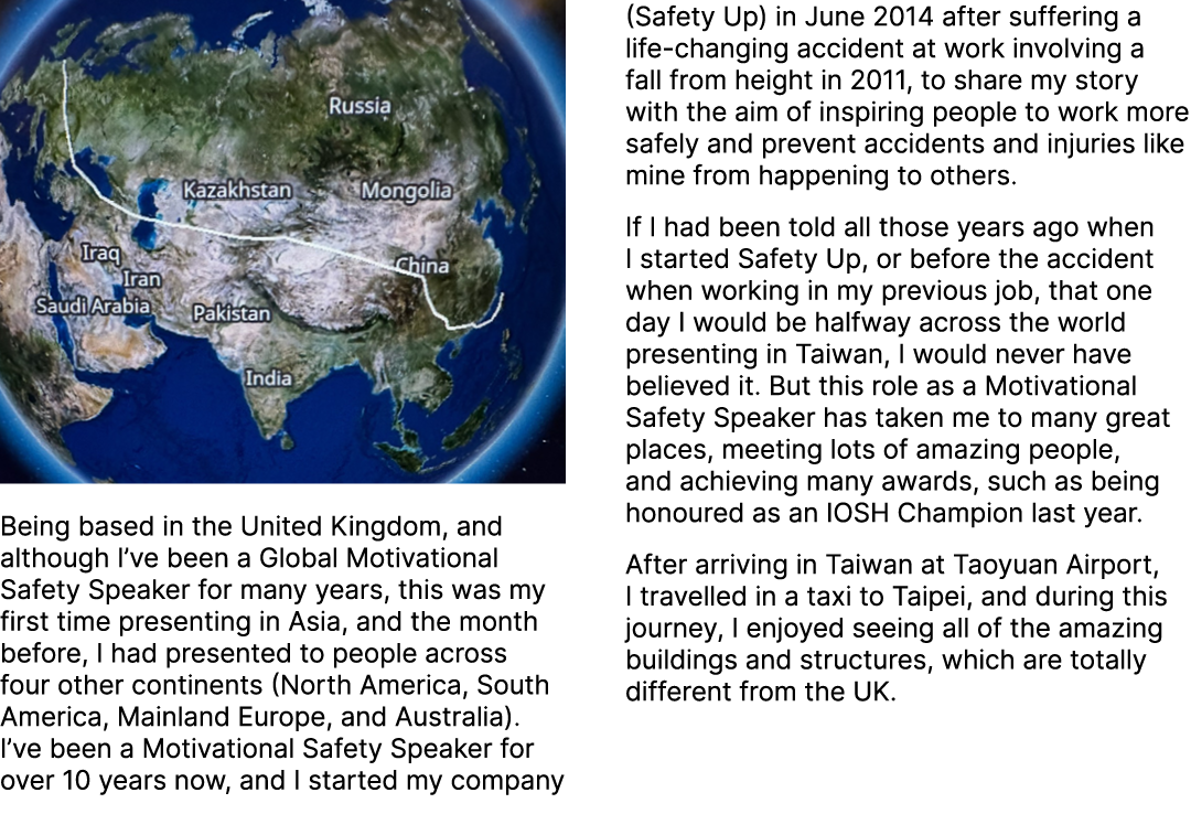 ￼ Being based in the United Kingdom, and although I’ve been a Global Motivational Safety Speaker for many years, this...