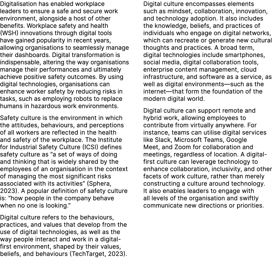Digitalisation has enabled workplace leaders to ensure a safe and secure work environment, alongside a host of other ...