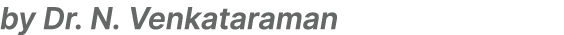 by Dr. N. Venkataraman