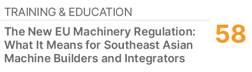Training & Education ,58,The New EU Machinery Regulation: What It Means for Southeast Asian Machine Builders and Inte...