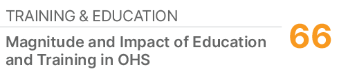 Training & Education,66,Magnitude and Impact of Education and Training in OHS 
