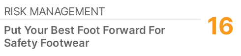 Risk Management,16,Put Your Best Foot Forward For Safety Footwear 
