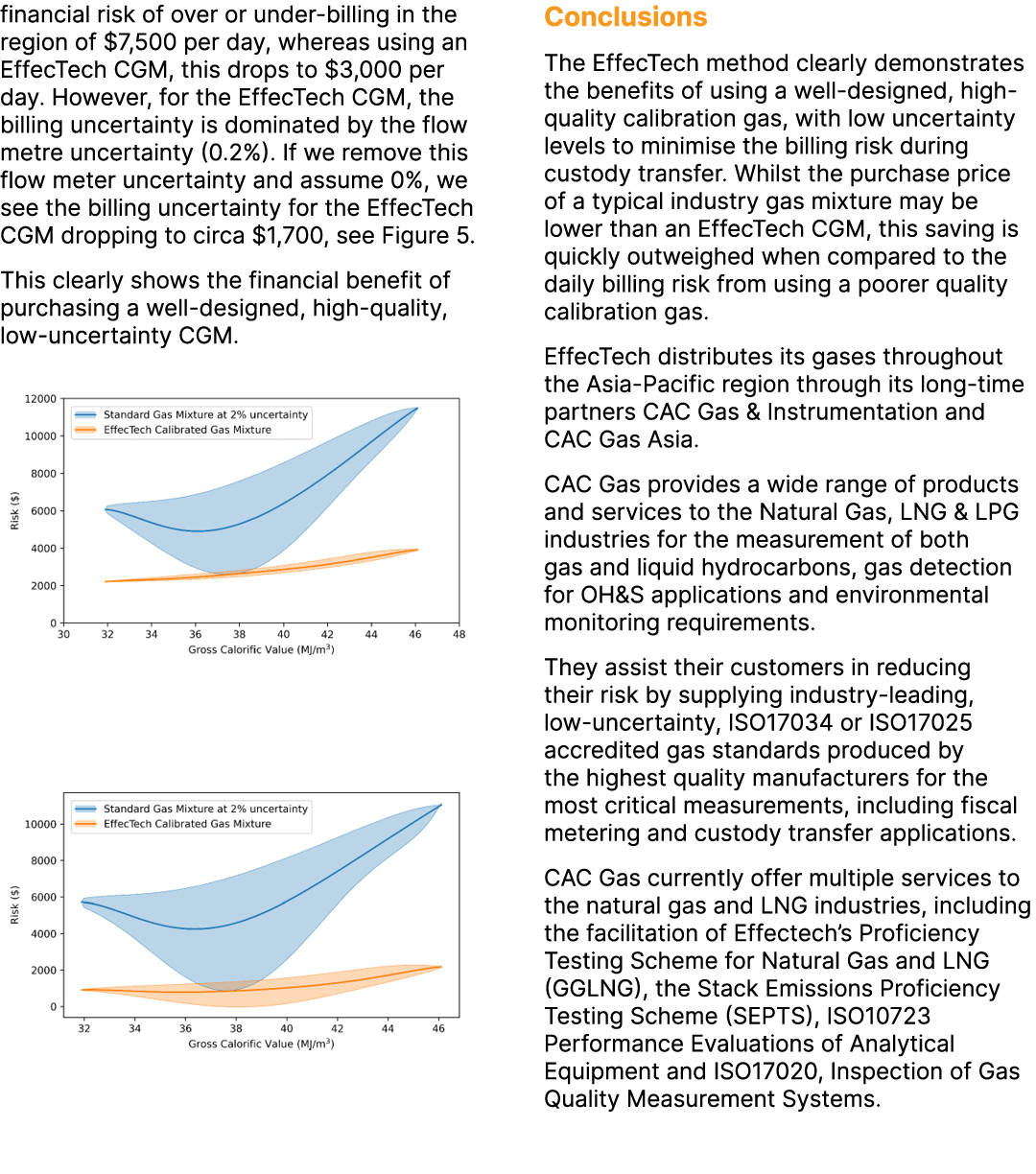 financial risk of over or under billing in the region of $7,500 per day, whereas using an EffecTech CGM, this drops t...