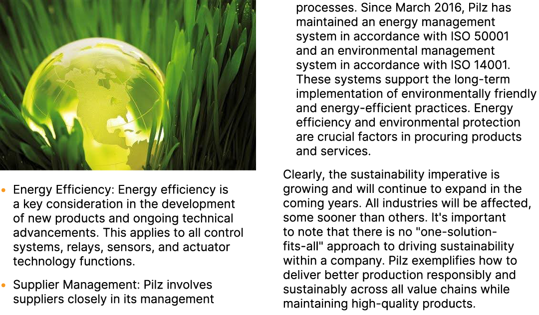 ￼ • Energy Efficiency: Energy efficiency is a key consideration in the development of new products and ongoing techni...