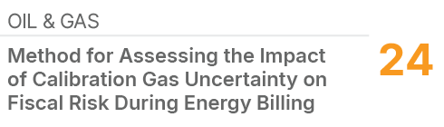 Oil & Gas,24,Method for Assessing the Impact of Calibration Gas Uncertainty on Fiscal Risk During Energy Billing