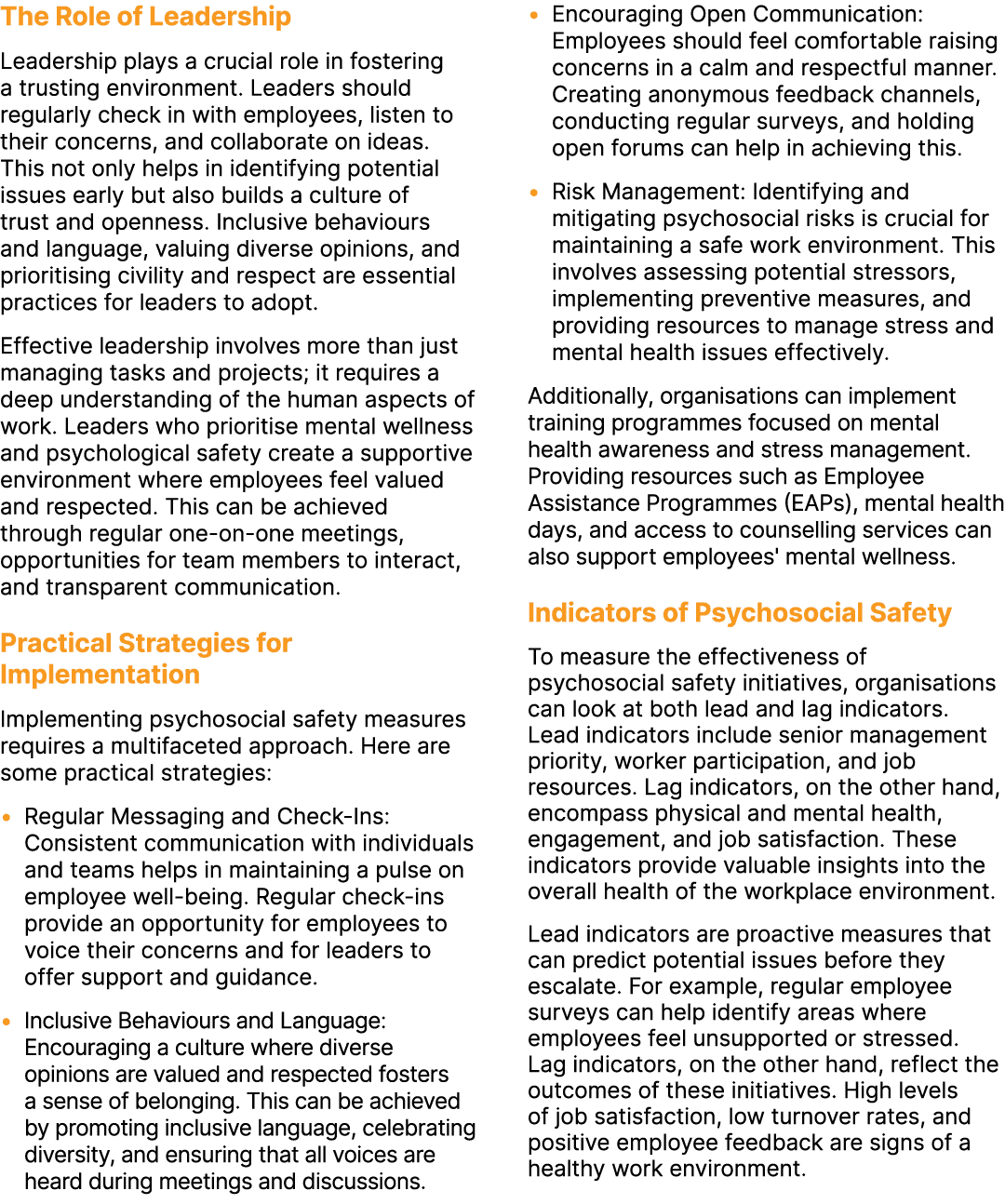 The Role of Leadership Leadership plays a crucial role in fostering a trusting environment. Leaders should regularly ...