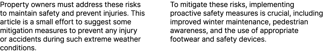 Property owners must address these risks to maintain safety and prevent injuries. This article is a small effort to s...