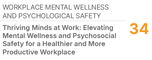 Workplace Mental Wellness and Psychological Safety ,34,Thriving Minds at Work: Elevating Mental Wellness and Psychoso...