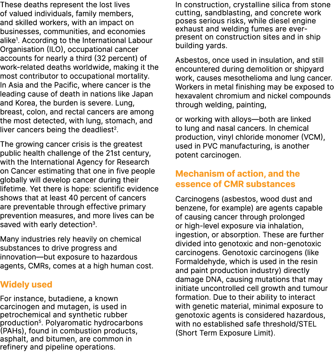 These deaths represent the lost lives of valued individuals, family members, and skilled workers, with an impact on b...