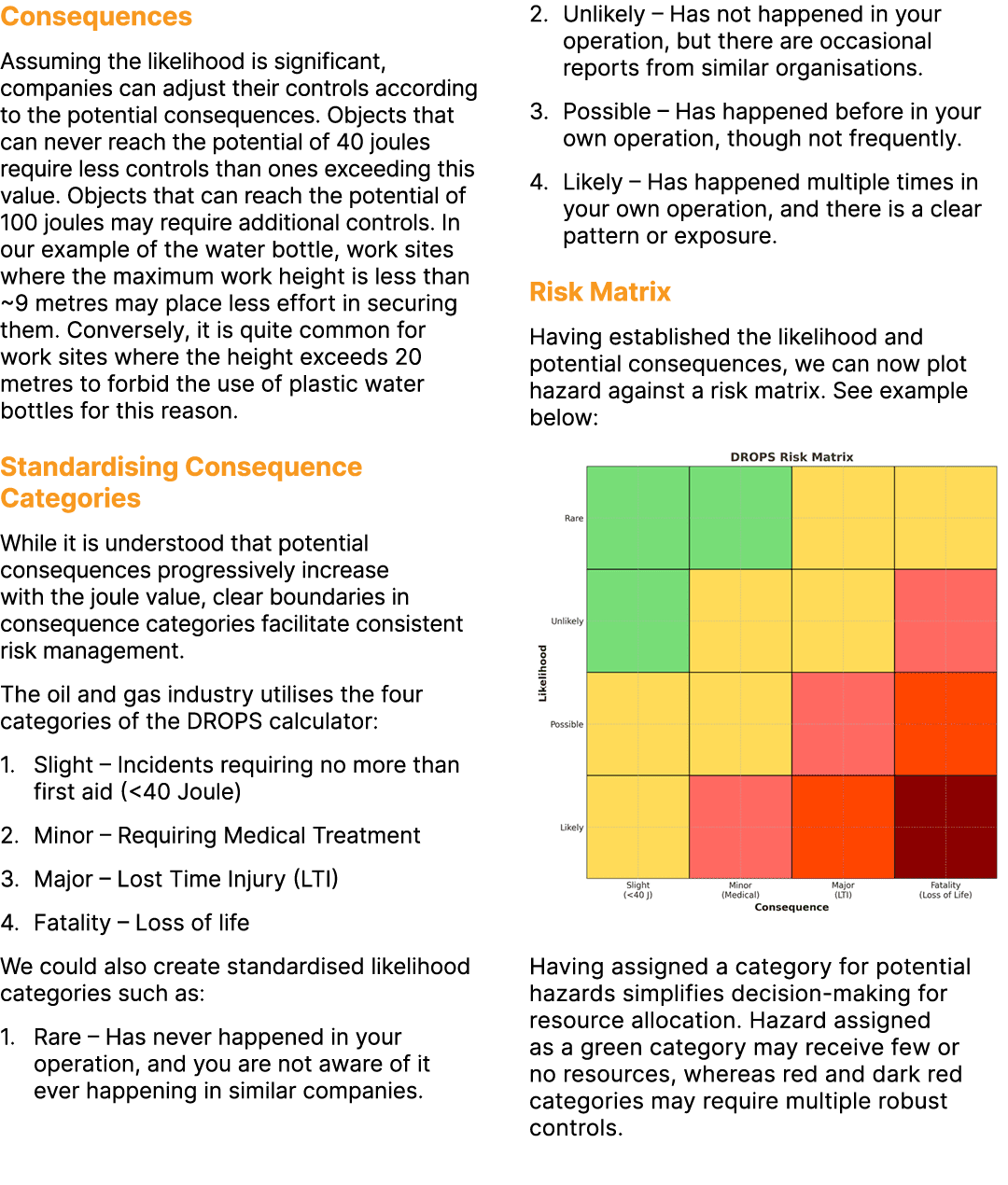 Consequences Assuming the likelihood is significant, companies can adjust their controls according to the potential c...
