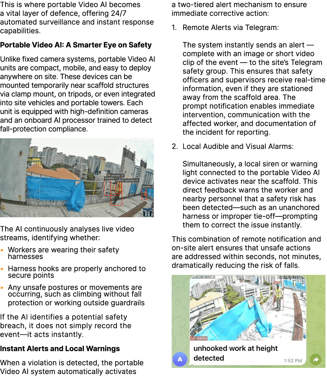 This is where portable Video AI becomes a vital layer of defence, offering 24/7 automated surveillance and instant re...