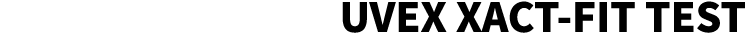 uvex xact fit Test