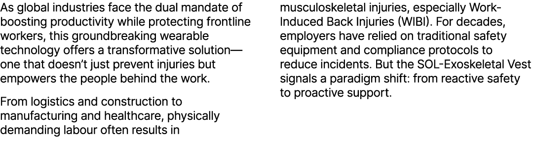 As global industries face the dual mandate of boosting productivity while protecting frontline workers, this groundbr...
