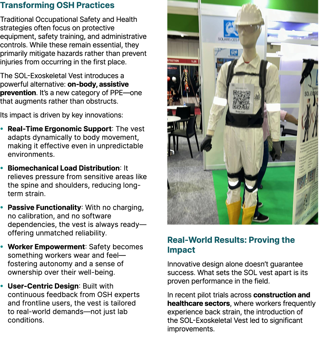 Transforming OSH Practices Traditional Occupational Safety and Health strategies often focus on protective equipment,...