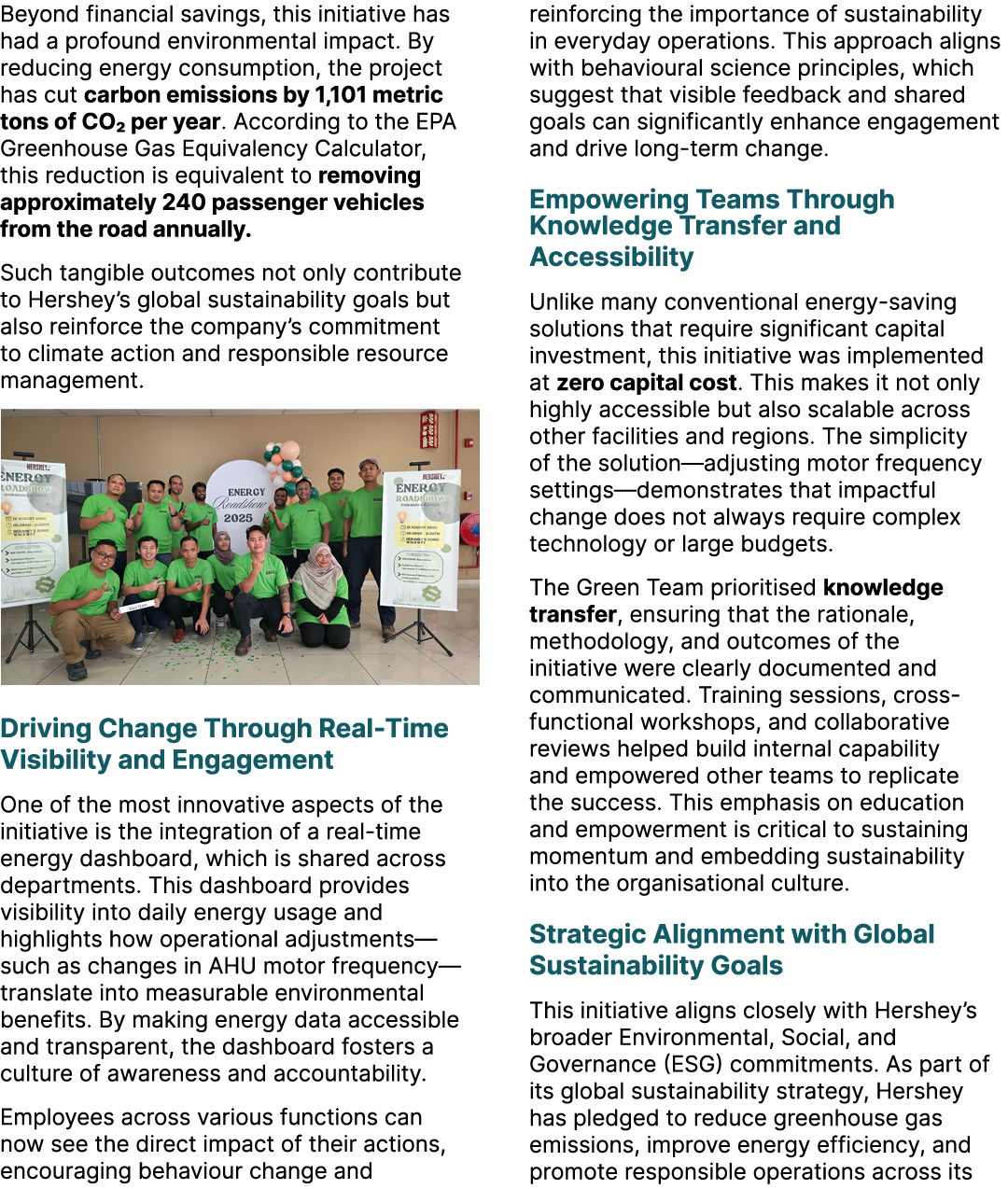 Beyond financial savings, this initiative has had a profound environmental impact. By reducing energy consumption, th...