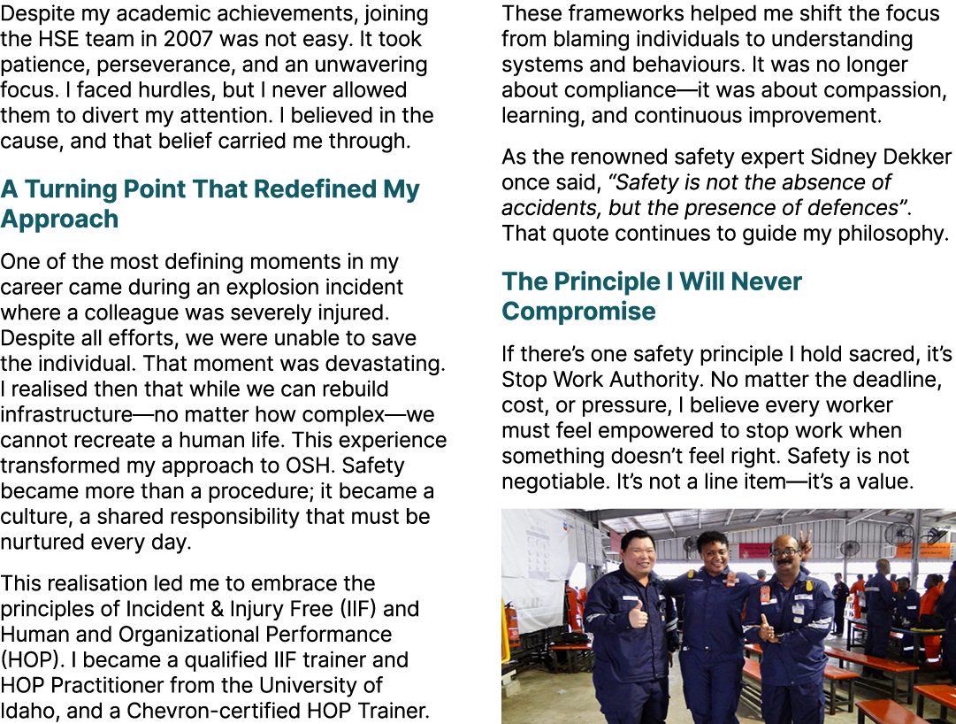 Despite my academic achievements, joining the HSE team in 2007 was not easy. It took patience, perseverance, and an u...