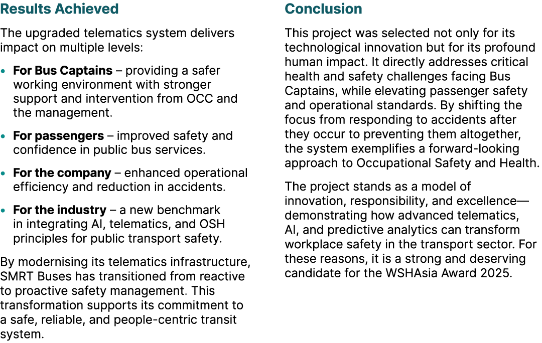 Results Achieved The upgraded telematics system delivers impact on multiple levels: • For Bus Captains – providing a ...