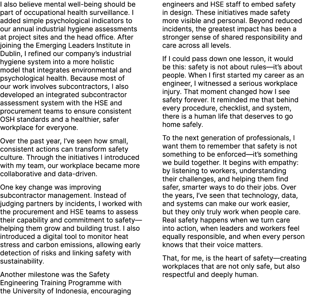 I also believe mental well being should be part of occupational health surveillance. I added simple psychological ind...