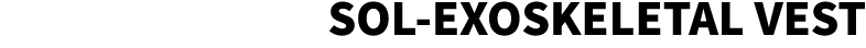 Sol Exoskeletal Vest 