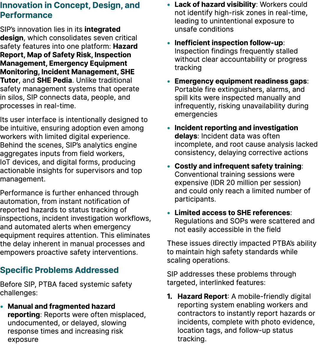 Innovation in Concept, Design, and Performance SIP’s innovation lies in its integrated design, which consolidates sev...