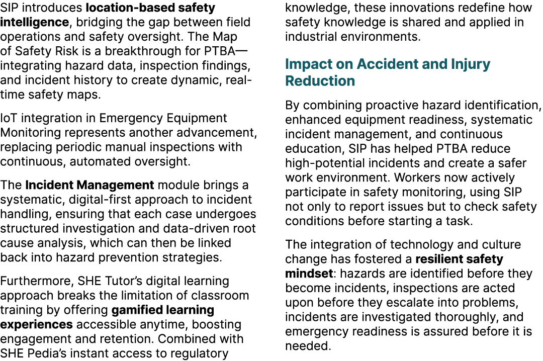 SIP introduces location based safety intelligence, bridging the gap between field operations and safety oversight. Th...