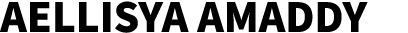 Aellisya Amaddy