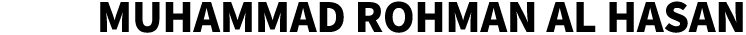 Muhammad Rohman Al Hasan