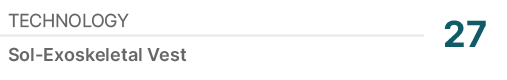 Technology,27,Sol Exoskeletal Vest