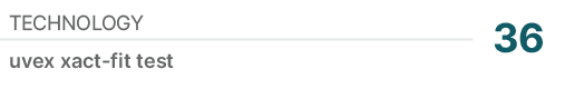 Technology,36,uvex xact fit test