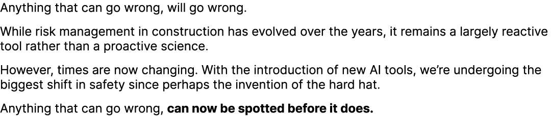 Anything that can go wrong, will go wrong. While risk management in construction has evolved over the years, it remai...
