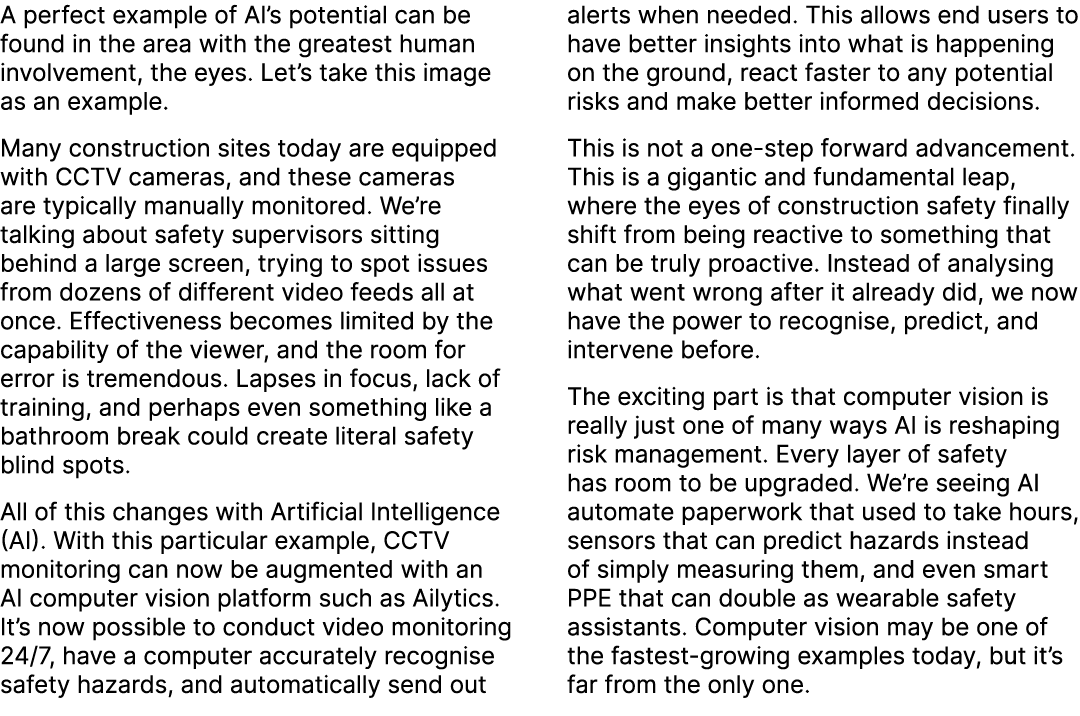 A perfect example of AI’s potential can be found in the area with the greatest human involvement, the eyes. Let’s tak...