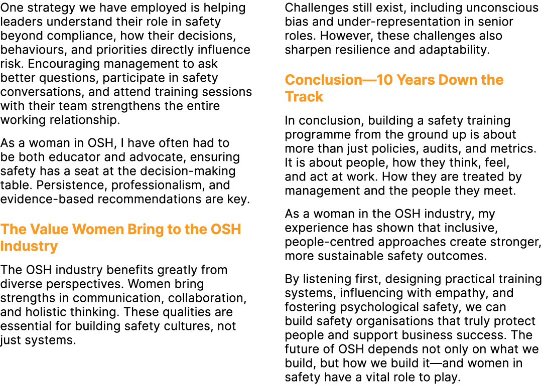 One strategy we have employed is helping leaders understand their role in safety beyond compliance, how their decisio...