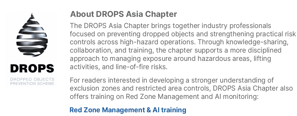 ￼About DROPS Asia Chapter The DROPS Asia Chapter brings together industry professionals focused on preventing dropped...