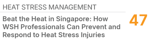 Heat Stress Management,47,Beat the Heat in Singapore: How WSH Professionals Can Prevent and Respond to Heat Stress In...
