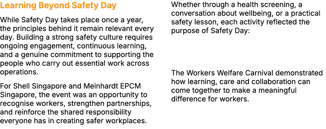 Learning Beyond Safety Day While Safety Day takes place once a year, the principles behind it remain relevant every d...