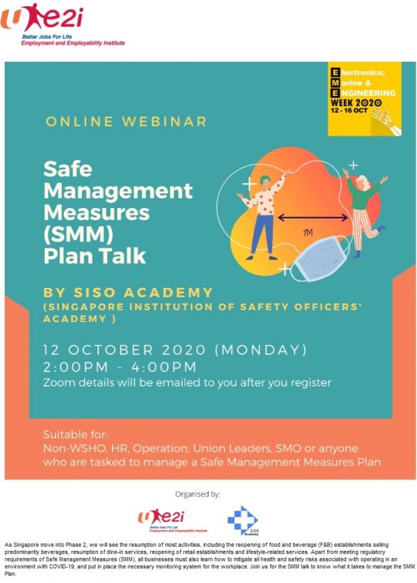 Safe Management Measures (SMM) Plan World of Safety and Health Asia