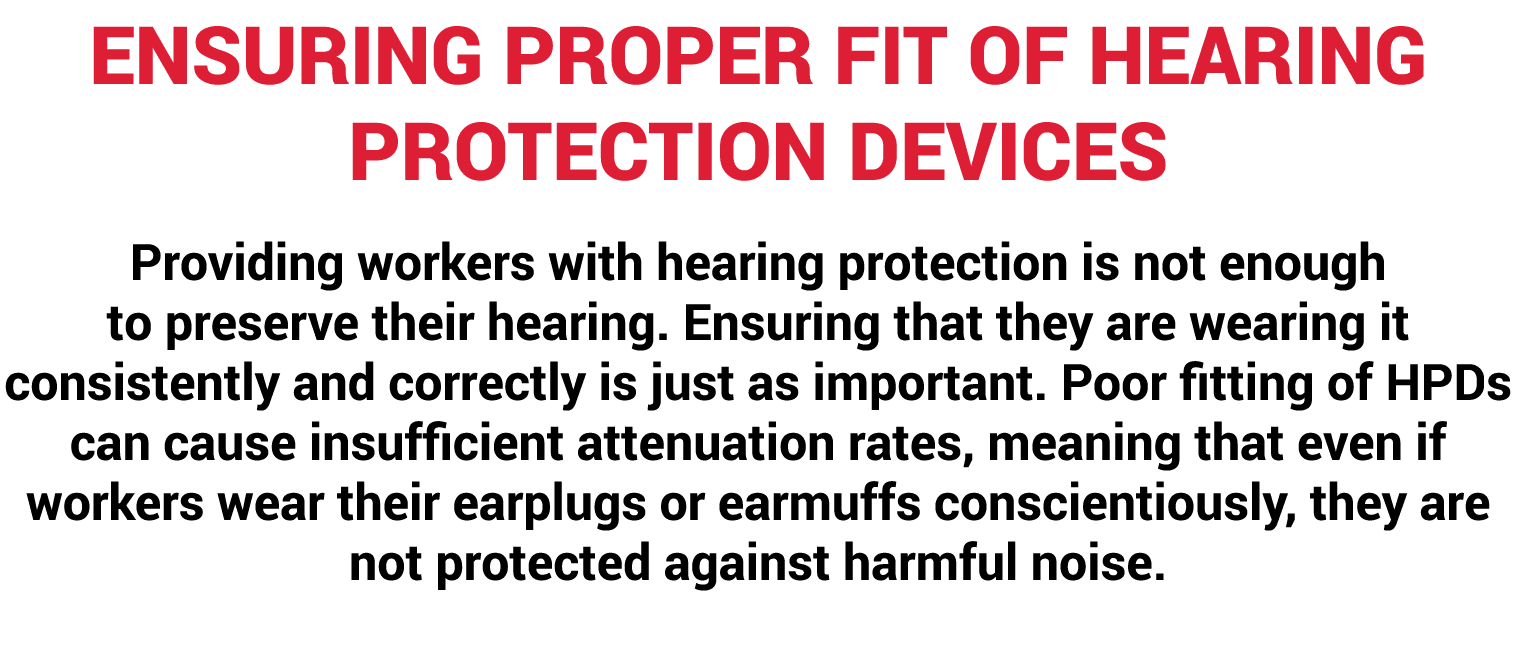 Ensuring Proper Fit of Hearing Protection Devices Providing workers with hearing protection is not enough to preserve...