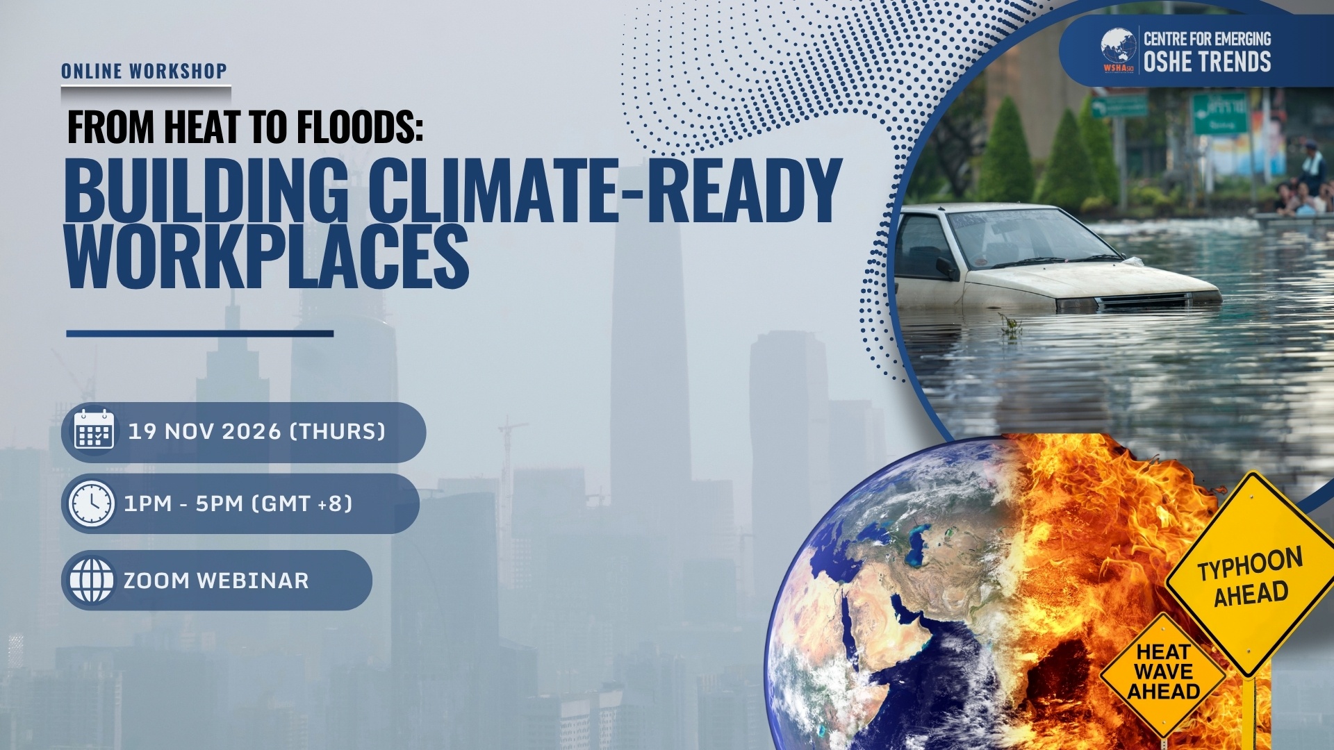 (Online Workshop) From Heat to Floods: Building Climate-Ready Workplaces